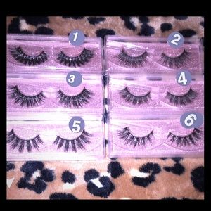 Faux mink lashes!